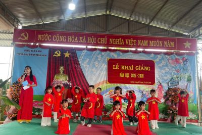LỄ KHAI GIẢNG NĂM HỌC MỚI 2025 – 2026 CỦA  TRƯỜNG MN MẦM NON